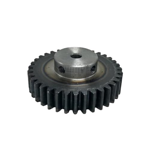 Bevel Gear Pinion Hardware Mechanical Spur Gear Pinion 1.5M 35T 1.5 Mod Gear 35teeth Pinion Width 12mm Bore 6-20mm 45teel Pinion Teeth High Frequency Quenching(15mm Dia 40mm)
