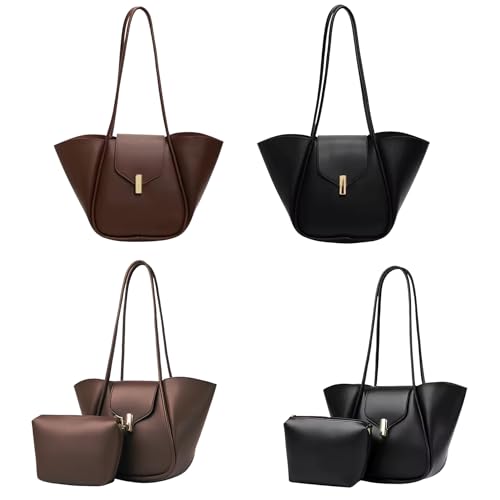 French Retro Theme Vintage Aesthetic Women's casual party Handbag with Zipper Pouch |Luxury PU soft Leather|Minimalist bags