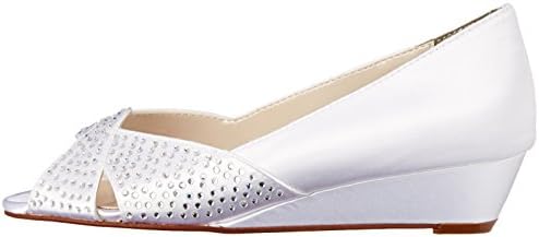Touch Ups Women's Alice Wedge Pump, White, 10.5 W US | Image 7