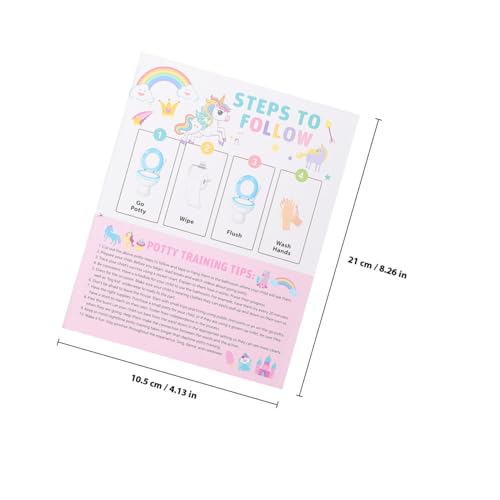 Gogogmee トイレトレーニングチャート 用再利用可能ステッカー付き 幼児のトイレ習慣形成に 簡単貼付け剥がし可能で楽しく続けられる便器ト