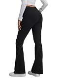 Legginsy termiczne damskie z podszewką polarową rozkloszowane legginsy