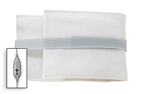 Assembled in - Thermophore Liberty 2 Moist heating pad for arthritis, back, neck, shoulder pain and cramps relief - Electric, 3 Temp Settings with auto shut off & specialty cover, Petite 4"x17" Rolled