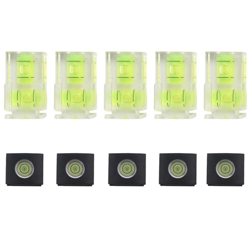SameeHome 10 Pack Hot Shoe Level, 2 Spirit Level & 1 Hot Shoe Cover for DSLR Film Camera