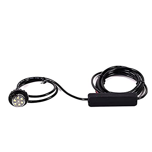 Abrams Blaster Emergency Vehicle LED Hideaway/Surface Mount Strobe Warning Light - Amber/Amber - Thumbnail 3