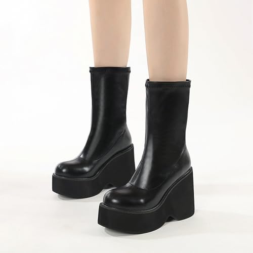 Bottes à la mode antidérapantes pour augmenter la hauteur confortablement - 3