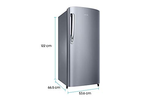 Image of Samsung 192 L 2 Star Direct Cool Single Door Refrigerator Appliance (RR19T241BSE /NL, Elective Silver)