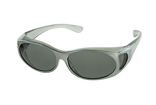 Image of LensCovers Polarized Wraparound Sunglasses | Wear Over Sunglasses | Fitover for Glasses