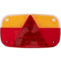 Aspöck Lichtscheibe Ersatzglas Multipoint III universal links und rechts 244 mm breit 138 mm hoch E4 Zulassung für Anhänger Rückleuchten Abdeckung Lampenglas Austausch Ersatzteil