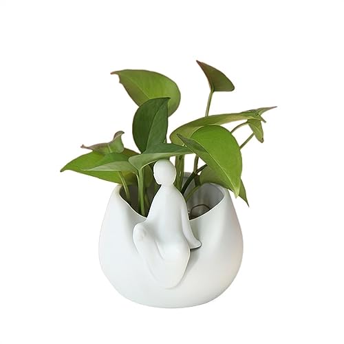 Vase en céramique moine pour articles de fleurs et décoration de table - 2