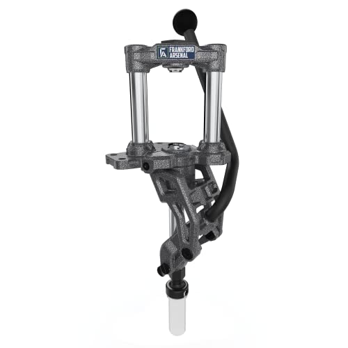 Frankford Arsenal F-1 Single Stage Press with Integrated LED Light, Linear Bearing Ram, and Spent Primer Catch for Reloading and Load Development