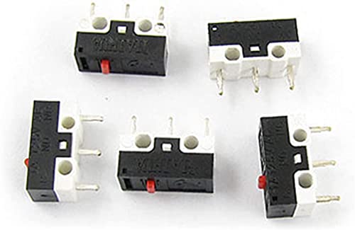 Micro interrupteur fin de course KW-10 subminiature pour souris ordinateur portable, 50 pièces