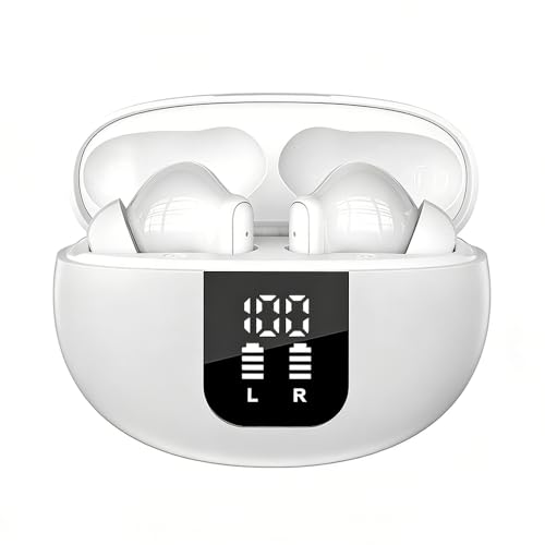 �y2026�N�A�b�v�O���[�h�Łz�C���z�� bluetooth ���C�����X�C���z�� �}�C�N�t�� �����y�A�����O �u�Ԑڑ� ANC�m�C�Y�L�����Z�����O LED�c�ʕ\�� Type�]C�}���[�d �h�o�h�� ���y�ʐ݌v ���^ �Ў�/���� iPhone/Android�Ή�