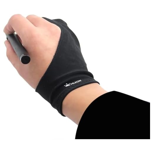Huion Artist Glove for Drawing Tablet (1 Unit of Free Size, Good for Right Hand or Left Hand) - Cura CR-01