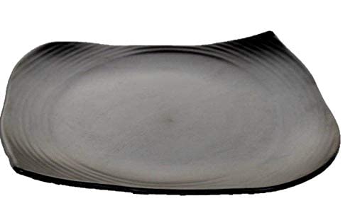 Lucky Star Rectangular Melamine Plates Sushi Sashimi Tonkatsu Tempura Appetizer Platter Dishes, 11-3/4" X 9-3/8", Black (40, 11-3/4" X 9-3/8") #TOP3