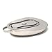 Unisex Jointed Stainless Steel Bed Pan with Lid Durable