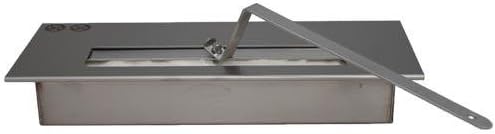 New Firebox Burner 1L Stainless Steel for Fireplace or Table - adjustable Flame
