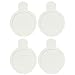 CorningWare Visions Grab-it P-150-CPC 15 Ounce French White Plastic Lid - 4 Pack
