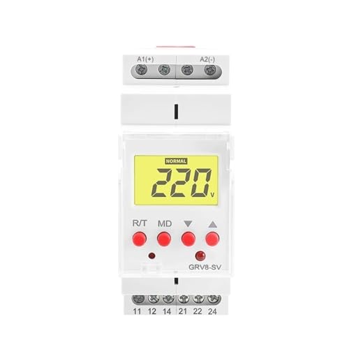 Relé de voltaje digital GRV8-SV para proteger electrodomésticos de caídas 2