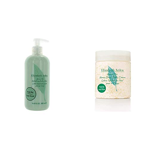 Elizabeth Arden Green Tea, Refreshing Body Lotion, 1er Pack (1 x 500 ml) & Green Tea Honey Drops Body Cream, 1er Pack (1 x 500 ml)