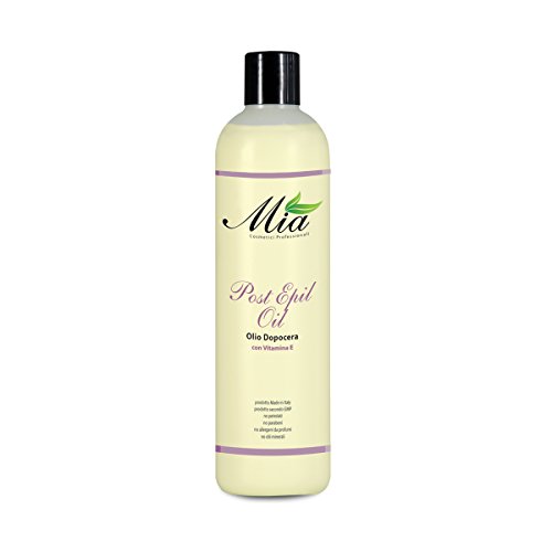 Huile après la cire de vanille avec de la vitamine E, post-épilatoire, élimine les restes de cire, l'huile d'après-soin pour les esthéticiennes - 500ml bouteille