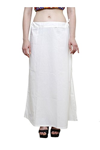 Image of Pistaa's combo of Women's Cotton Best Plain Solid Indian Readymade Inskirt Saree petticoats