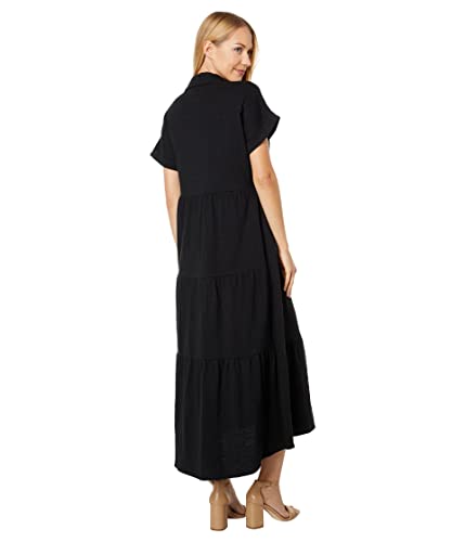 Tommy Hilfiger Women's Tiered Skirt Maxi Short Sleeve Casual2