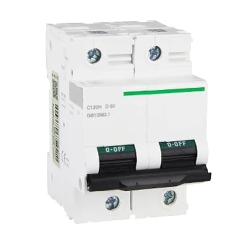 Disjoncteur miniature C120H 2P C100A Schneider A9N19817 pour protection tableau électrique