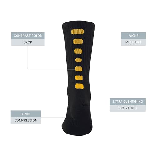 Image of Augusta Sportswear Color Block Crew Socks