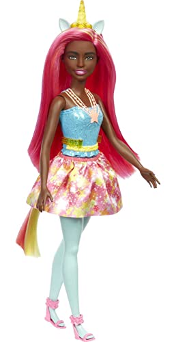 Muñeca Barbie Dreamtopia Unicornio con accesorios miniatura 5