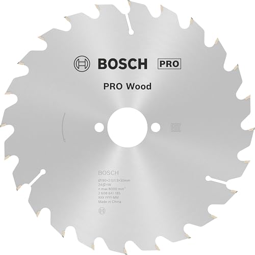 Bosch Professional 2 608 641 185 - Hoja de sierra circular Optiline Wood - 190 x 30 x 2,0 mm, 24 (pack de 1)