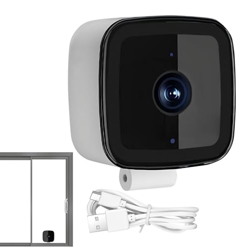 Iouyjiu Telecamera di sicurezza Ai Detection - Telecamera per interni | Microfono integrato con altoparlante, telecamere di sorveglianza Smart Home per soggiorno, camera da letto, appartamento e