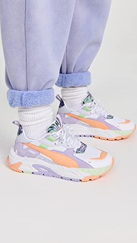 PUMA Womens Rs-Trck Feelin' Extra Lace Up Sneakers Shoes Casual - Orange, Purple, White3