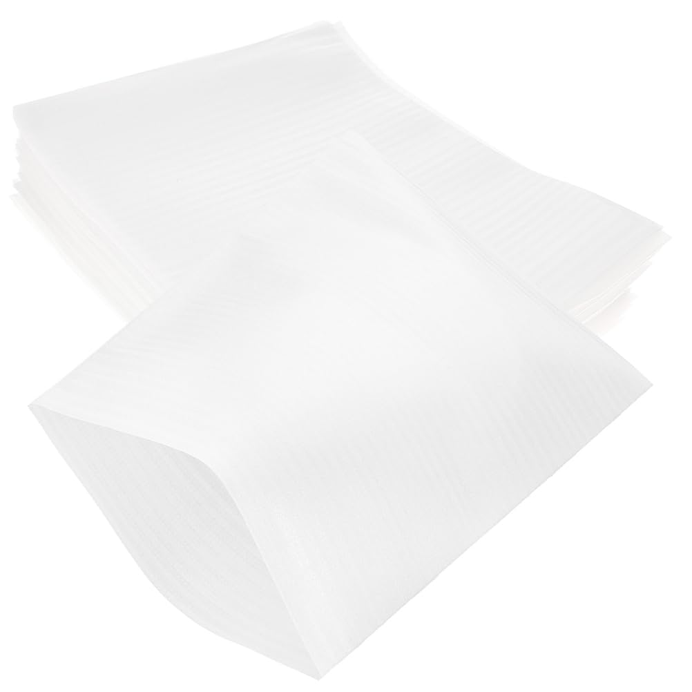 Bolsa de Embalaje de Espuma Epe de Color Claro 300 Piezas, Material de Embalaje Versátil y Acolchonado para Mudanzas y Protección de Placas