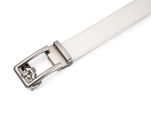 Image of Men's Belt, Ratchet Dress Casual Belt with Adjustable Automatic Buckle Trim to Fit