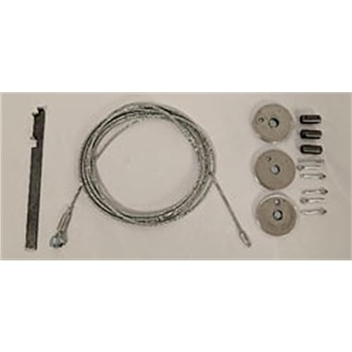 Cabo de elevação para drywall e reboco | Kit de elevação de polias