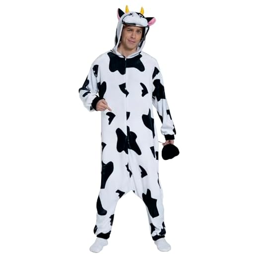 FIESTAS GUIRCA, S.L. Disfraz de Vaca Bicolor para Adulto L