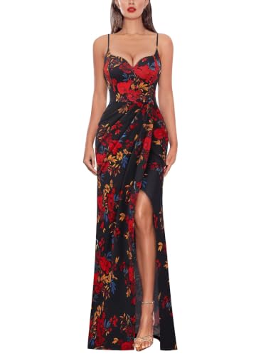 Image of VFSHOW Womens Sexy Spaghetti Strap Formal Prom Evening Gala Long Maxi Dress