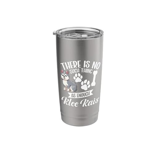 Klee Kai Lover Dog Food Dog Enthusiast Alaskan Klee Kai Stainless Steel Insulated Tumbler
