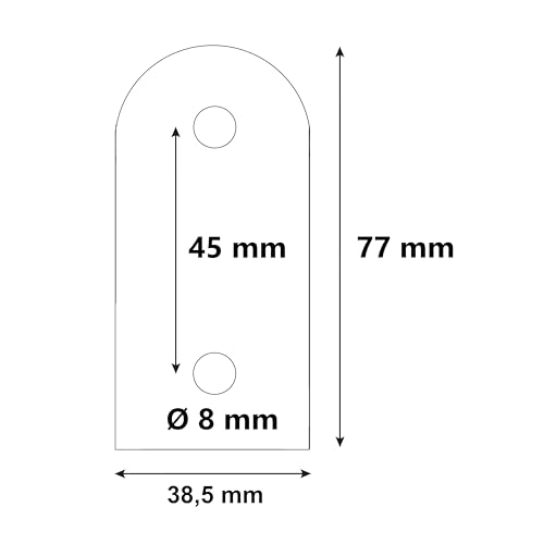 Ersatzgummi für Glastürbänder | kompatibel mit Studio- und Officebändern | Made in Germany (2 Paar)