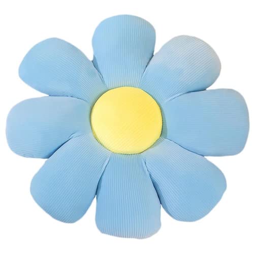 Hoseirty Coussin décoratif en peluche pour canapé, chaise, lit, voiture, bureau - Bleu ciel - Diamètre : 37 cm Cover