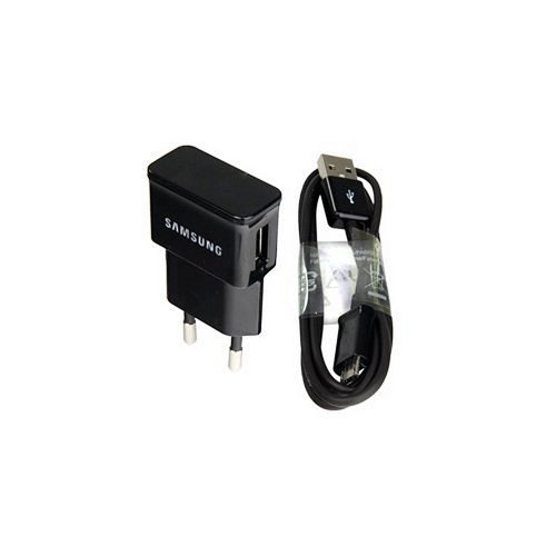 Preisvergleich Produktbild Samsung ETA0U81EBE Ladegerät mit Datenkabel schwarz