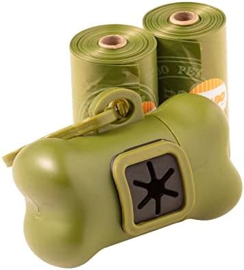 JAMBO PET Kit Porta Saq Bio Eco Green 2 Rolos Jambo Para Cães