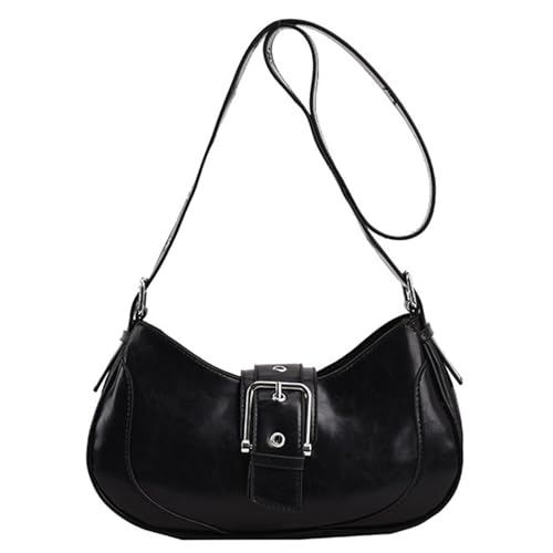 Sac à bandoulière polyvalent en PU résistant avec fermeture sécurisée pour fille