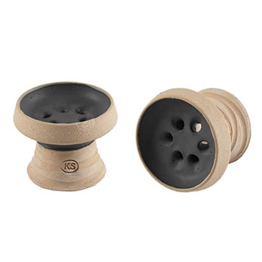 KS APPO Steinkopf Mini Classic - Schwarz | Tabakkopf für Shisha Wasserpfeife