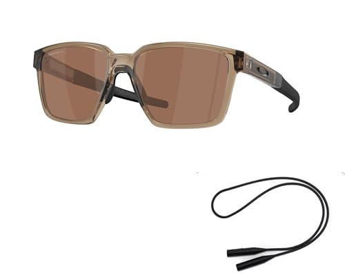Oakley OO9430 Sunglasses Bundle: OO 9430 ACTUATOR SQ 943004 Brown Smoke/Prizm Tungsten Polar Policarbonate Polarized and Universal Anti-slip Silicone Leash2