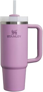 Stanley H2.0 Vacuum Quencher, 0.88 L (0.88 L), Lilac, Insulated, Durable, Straw Water Bottle, Summer, Outdoors, Dishwasher...