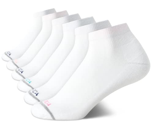 Nautica Womens Quarter Socks – 6 Pack Cushioned Moisture Wicking Breathable Womens Crew Socks for Running and Workouts