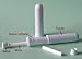Wild Essentials Essential Oil Inhaler Tubes, Sticks (12 Pack), Wicks, Aromatherapy On The Go, Compact, Lightweight, Made in USA, Thick Medical Grade Plastic, Portable, Degradation Resistant, Premium