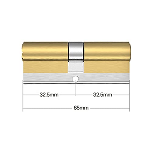 Wkładka bębenkowa. 10 kluczy Wymiana zamka Klamka do drzwi wejściowych klasy C Cylinder Defiant Double Cylinder Lock(65mm)