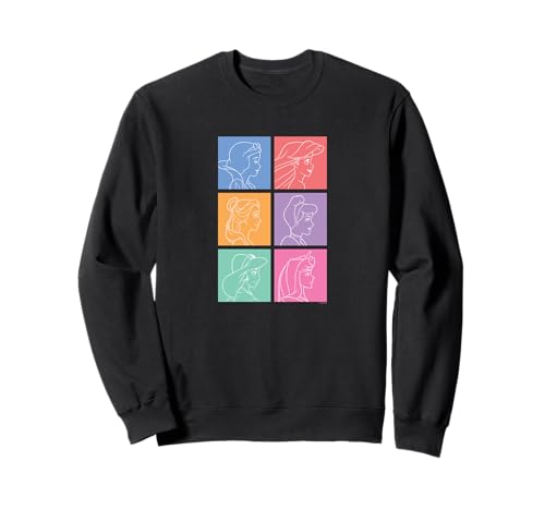 Sweat Disney Princess Color Grid une idée cadeau magique et originale